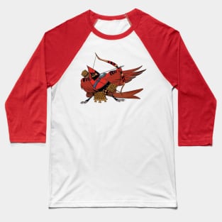 The Crimson Cardinal [107] Baseball T-Shirt